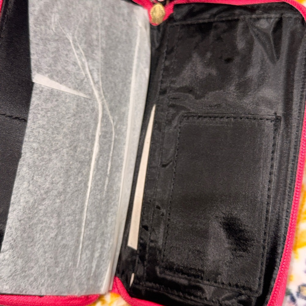 Baby Phat Black Patent Tote and Wallet with Hot Pink Trim & Multicolor Logo - Picture 15 of 16